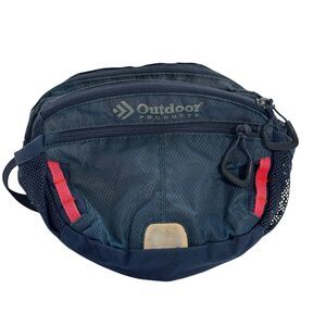 Outdoor Products Echo Fanny Pack 3 L Navy Unisex Polyester Zippers Padded